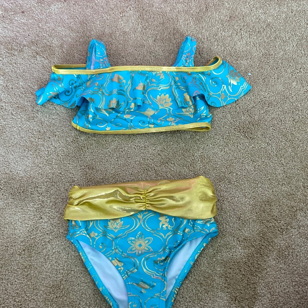 Disney jasmine toddler swim suit